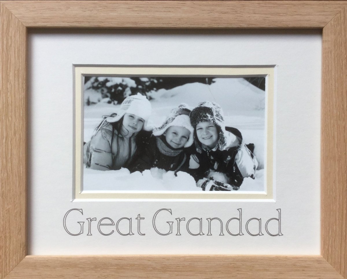 Lightwood, Great Grandad Photograph Frame - Azana Photo Frames