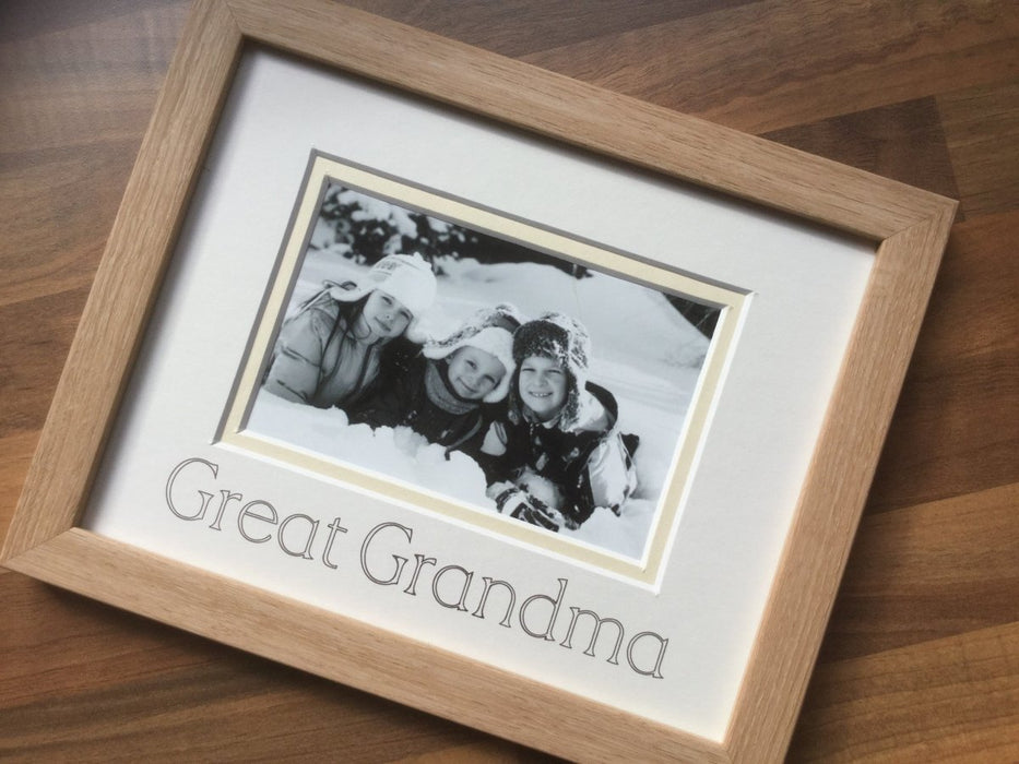Great Grandma Photo Frame - Beech