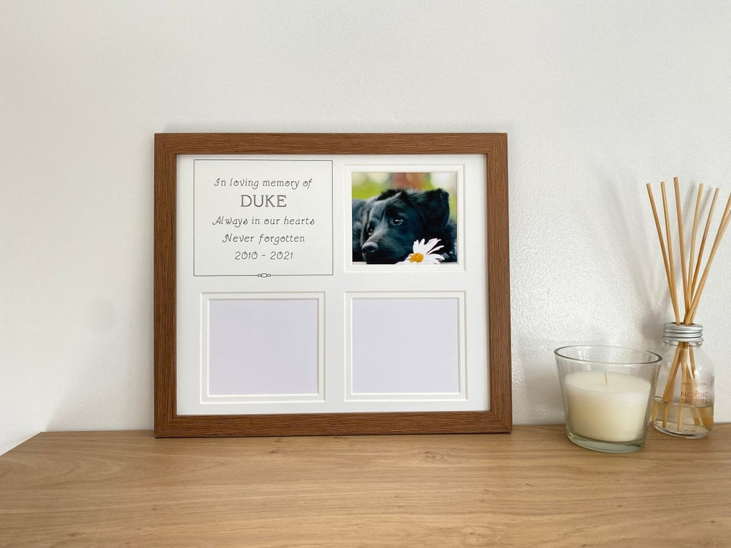 In Loving Memory Personalised Pet Frame 12 x 10 - Azana Photo Frames