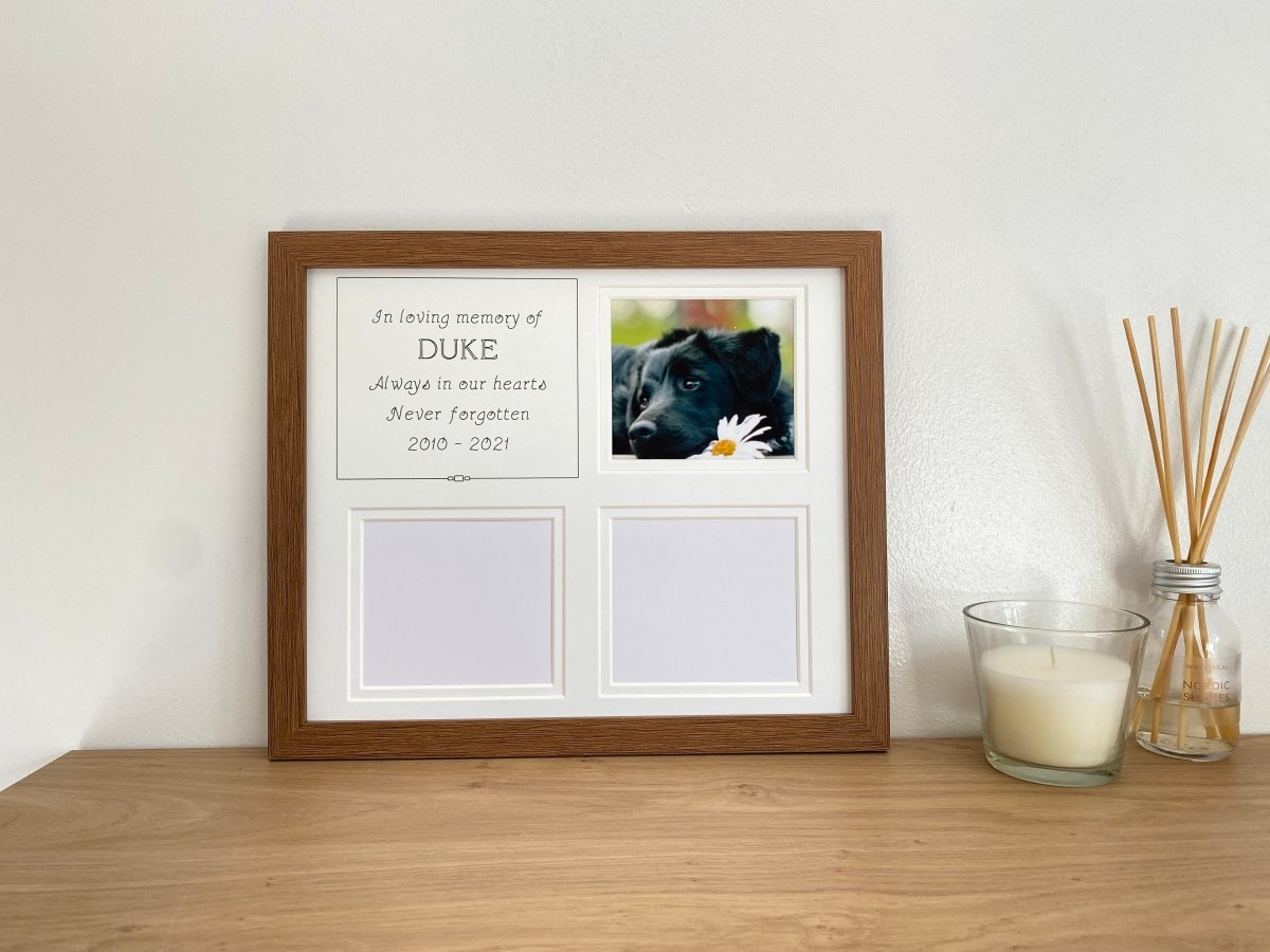 In Loving Memory Personalised Pet Frame 12 x 10 - Azana Photo Frames