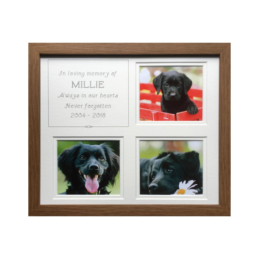 In Loving Memory Personalised Pet Frame 12 x 10 - Azana Photo Frames