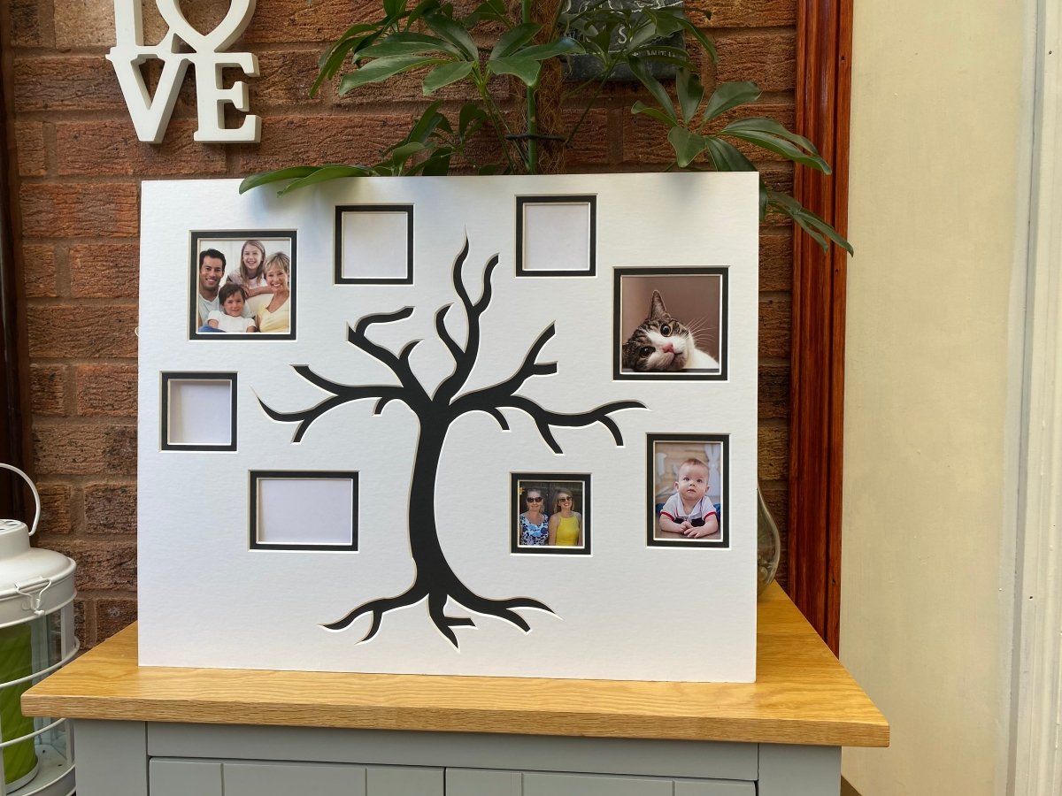 Large Family Tree Multipicture Collage Mount - Azana Photo Frames