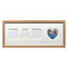 Love You Dad Heart Photo Frame - Beech