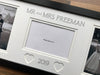 Customise Mr and Mrs Surname and Year Picture Frame