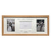 Mr & Mrs Wedding Photo Frame 20 x 8 Beech - Personalised - Azana Photo Frames