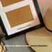 Black frame next to a beige sun hat - Add personalisation message to be inscribed on the black multipicture frame - Azana Photo Frames