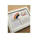Naming Day Rainbow Baby Photo Frame 9 x 7 White - Azana Photo Frames