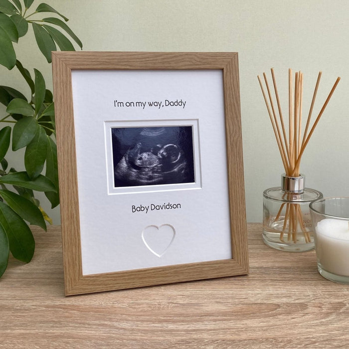 First scan frame for Daddy to be on tabletop, next to a green plant, diffuser and candle
