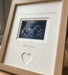Mummy and Daddy 1st scan Photo Frames Beech