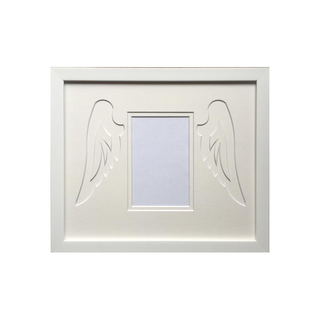 Own Quote Angel wings Photo Frame 12 x 10 - Azana Photo Frames