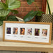 Personalised 6 Pictures Pet Frame, Light Brown - Azana Photo Frames