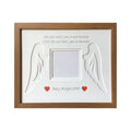 Personalised Baby Remembrance Angel Wings Photo Frame - Azana Photo Frames