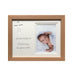 Light brown Picture Frame, Boy Christening Gift
