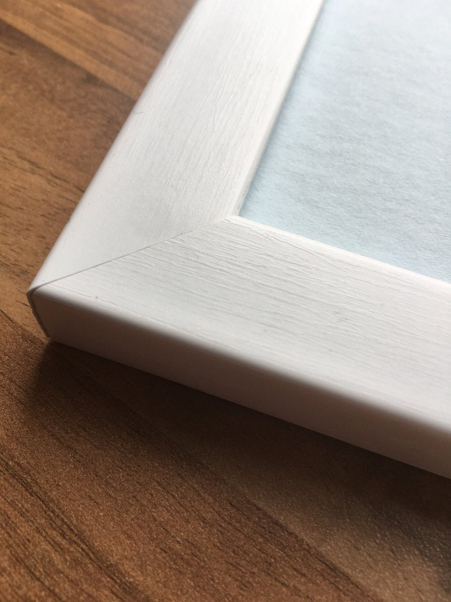 Blue Matted Baby Picture Frame