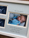 Personalised Double Scan Photo Frame, Landscape - Boy