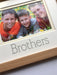 Brothers Frame 9 x 7 Beech