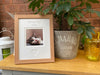 Personalised Glamour Puss Photo Frame - Beech