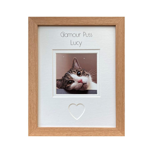 Personalised Glamour Puss Photo Frame
