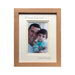 Personalised First Love is her Daddy Photo Frame 9 x 7 Beech - Azana Photo Frames
