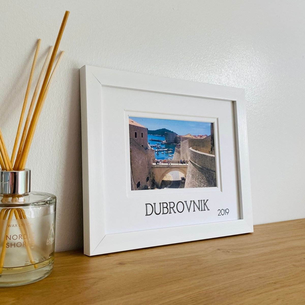 Landscape Custom Holiday Picture Frame, White - Azana Photo Frames