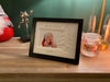 Personalised First Christmas Tree Frame Black