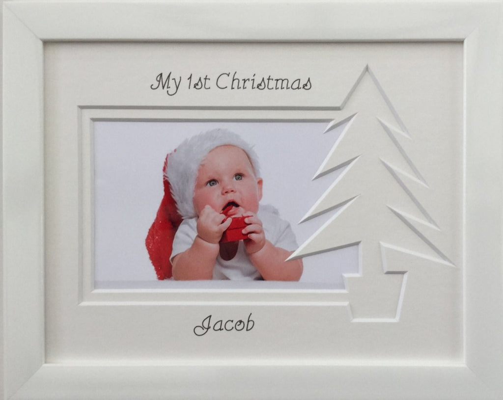 White Christmas tree - 1st baby