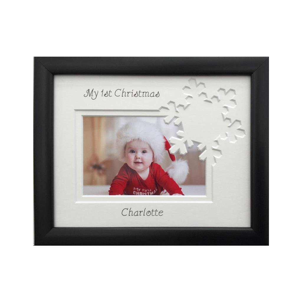 1st Christmas Snowflake frame