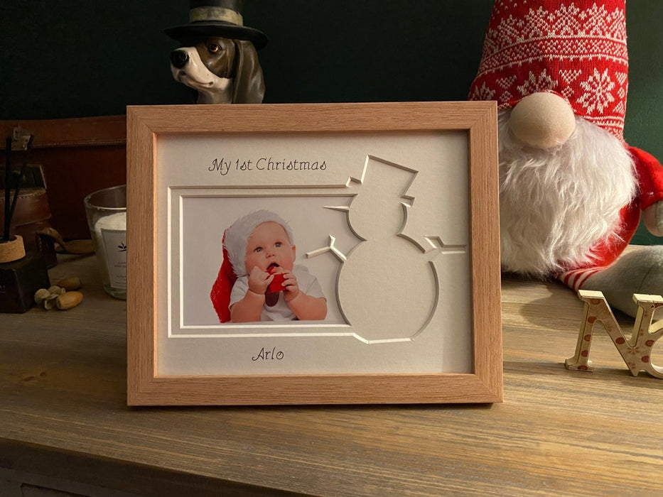 Baby Christmas frame 