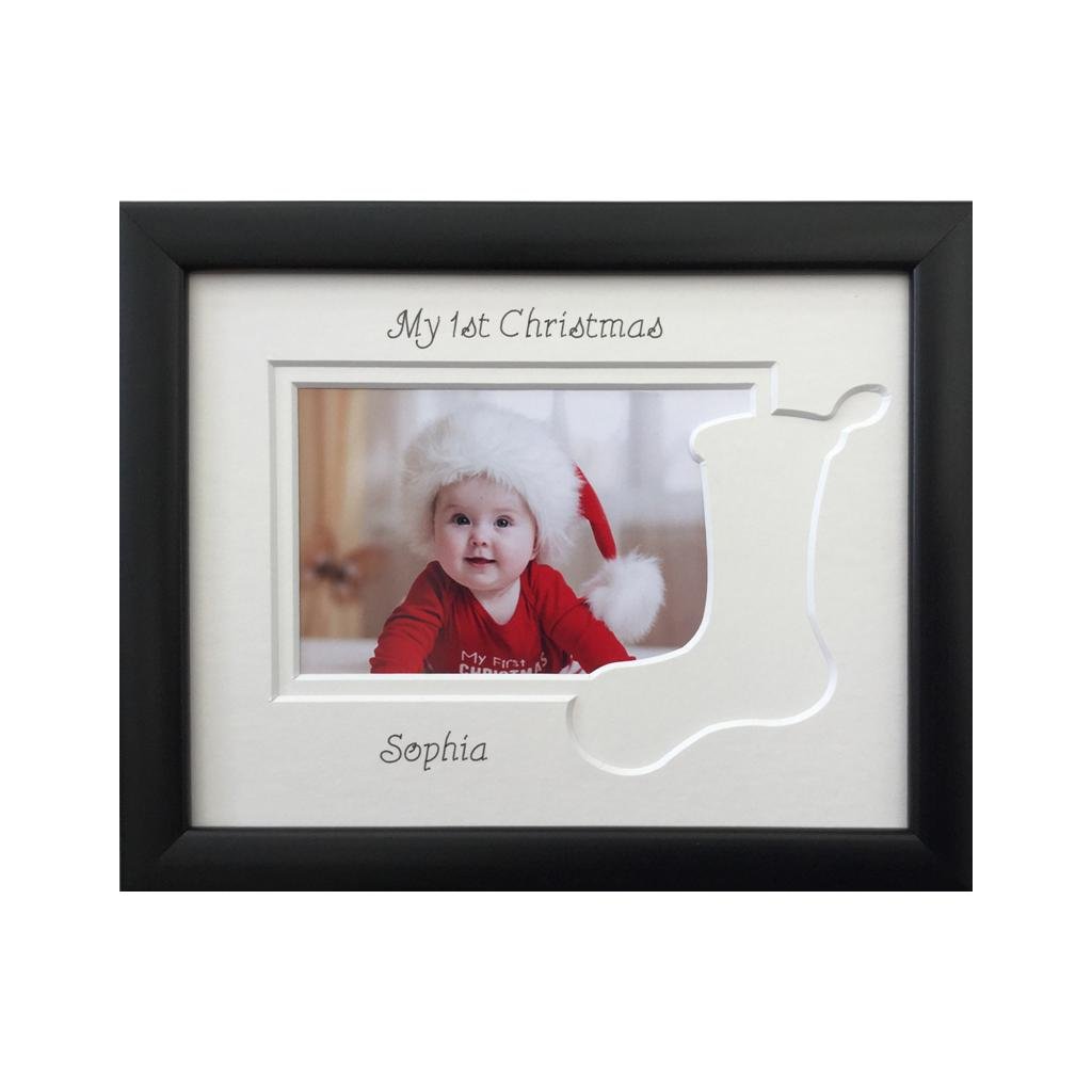 Christmas Stocking Black Frame