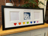 Rainbow Colours Heart Picture Frame