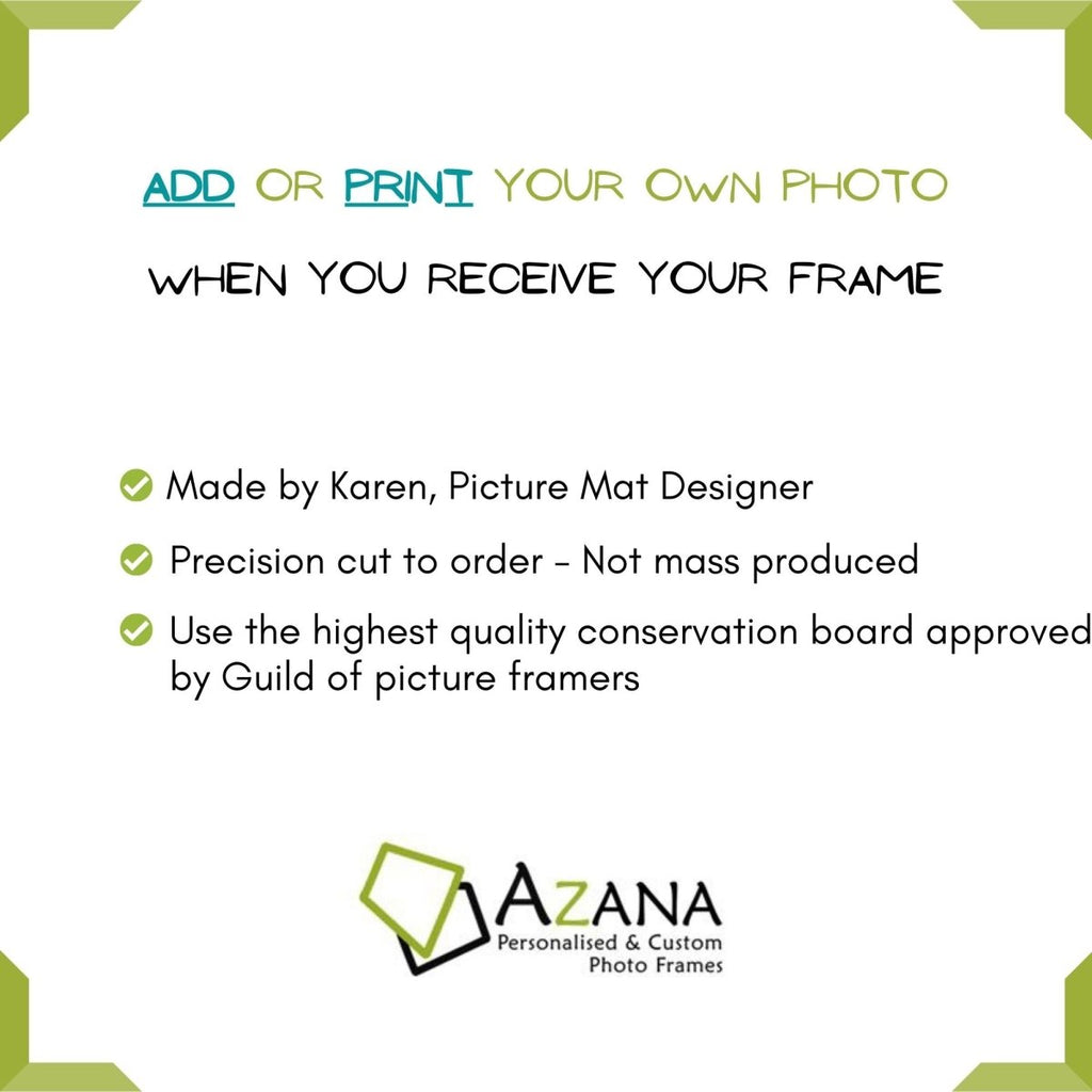 Personalised Scan Photo Frame for Miscarriage Baby Loss Memorial