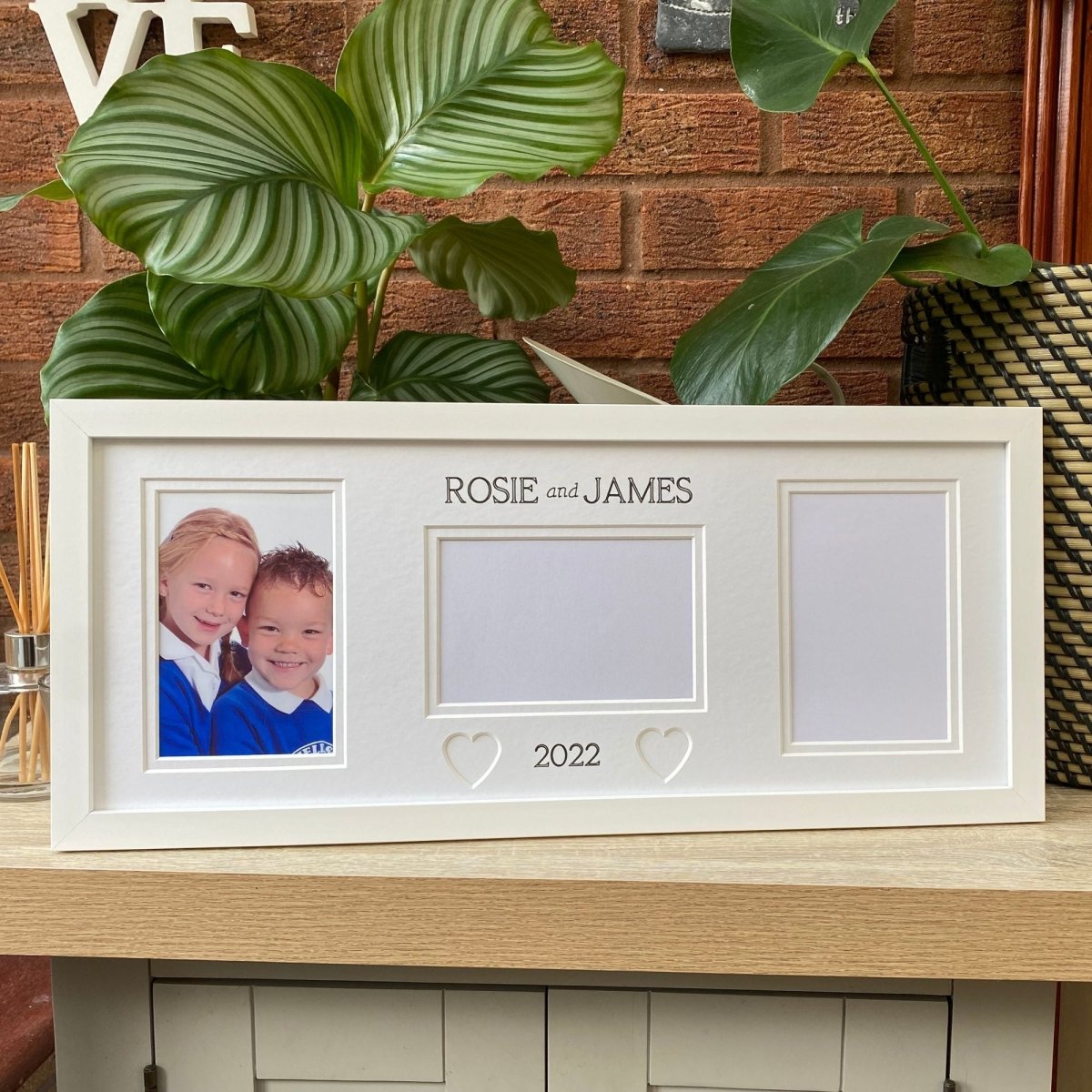 Personalised School Picture Frame, White - Azana Photo Frames