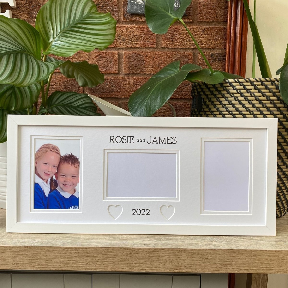 Personalised School Picture Frame, White - Azana Photo Frames