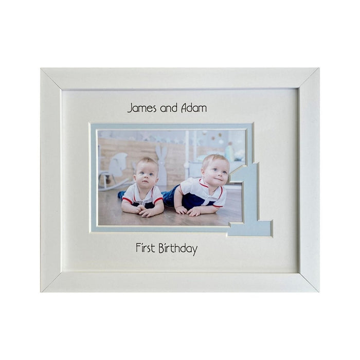 Triplet and Twin Boys Birthday Frame