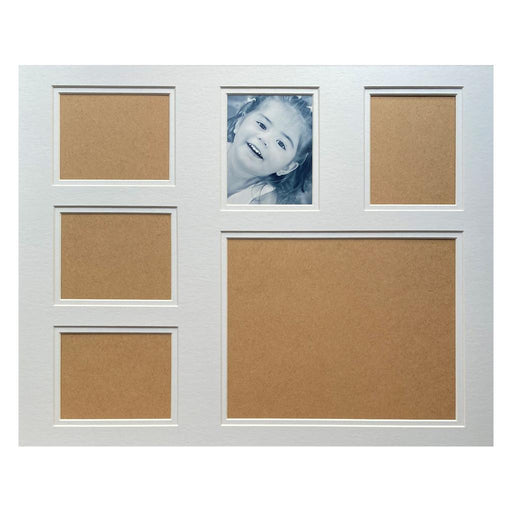 Pre-Cut Ready Large Picture Mount 20 x 16 Hang Any Position - Azana Photo Frames