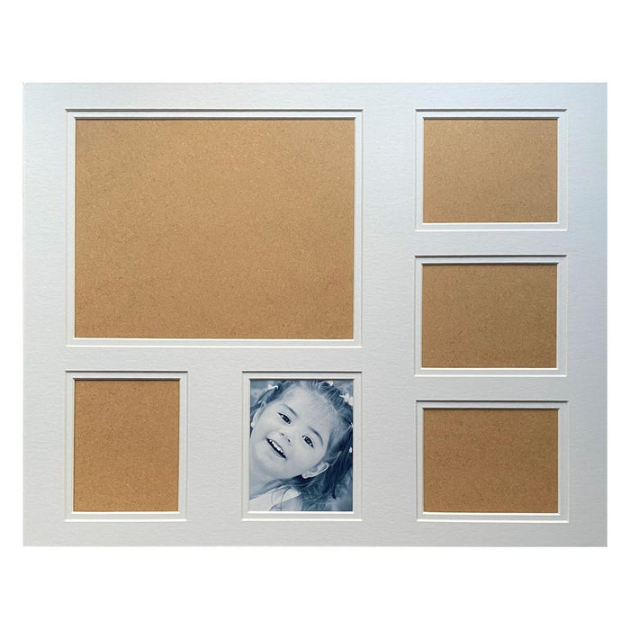 Pre-Cut Ready Large Picture Mount 20 x 16 Hang Any Position - Azana Photo Frames