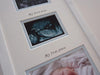 Triple personalised boy scan photo frame