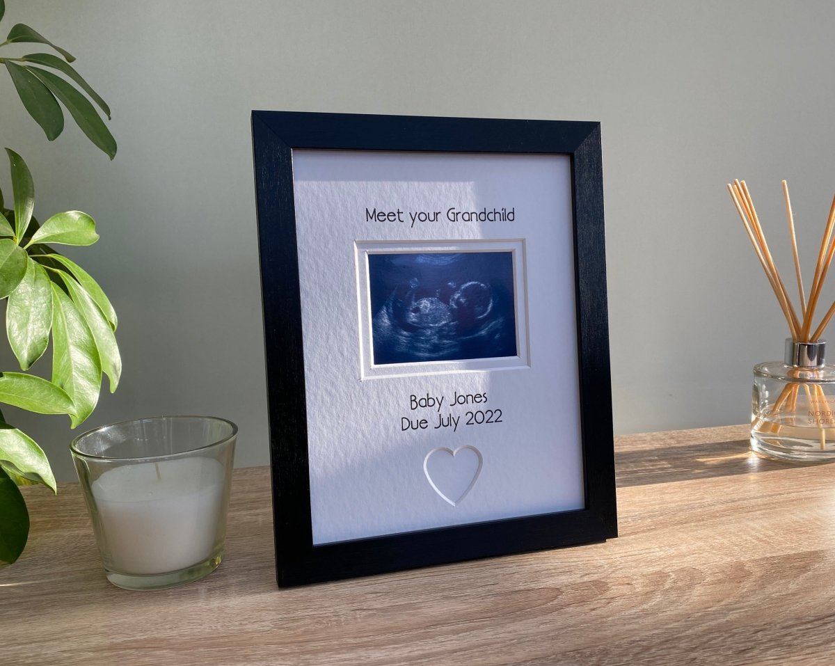 Pregnancy Scan Picture Frame for First-time Grandparents - Azana Photo Frames