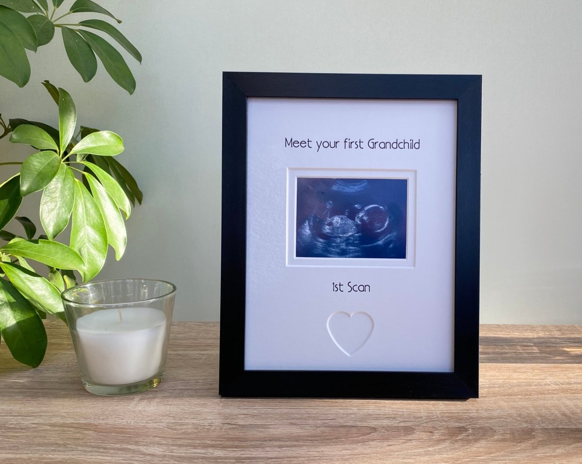 Pregnancy Scan Picture Frame for First-time Grandparents - Azana Photo Frames