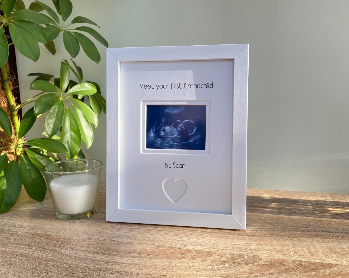 Pregnancy Scan Picture Frame for First-time Grandparents - Azana Photo Frames