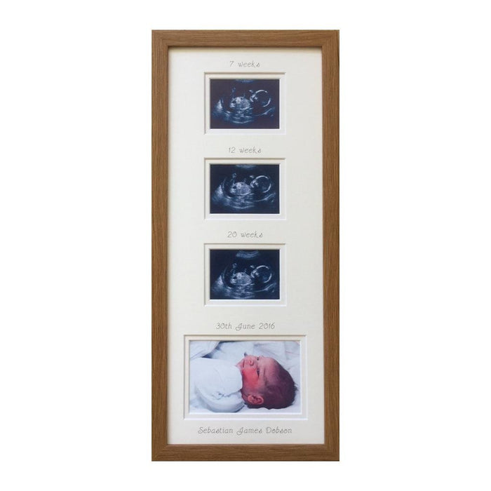 Pregnancy Weeks Scan Photo Frame 20 x 8 - Azana Photo Frames
