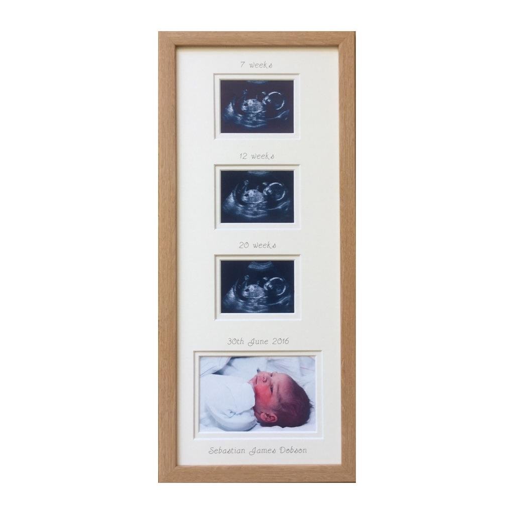 Pregnancy Weeks Scan Photo Frame 20 x 8 - Azana Photo Frames