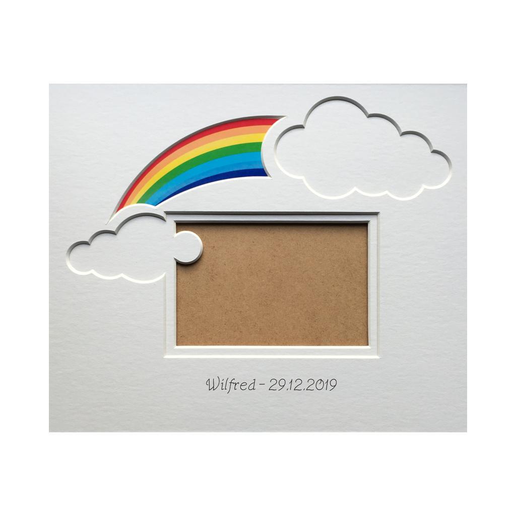 Rainbow Baby Clouds Photo Mount