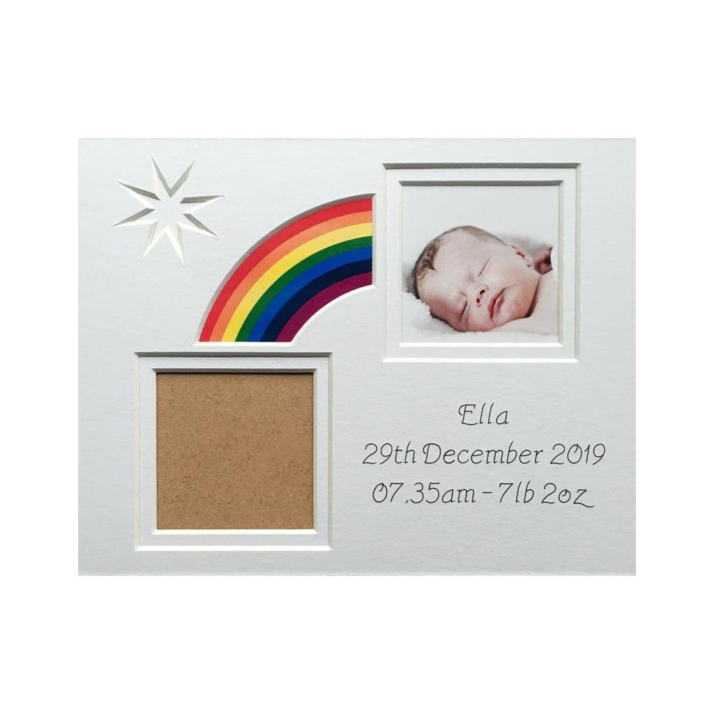 Rainbow Baby Photo Mount