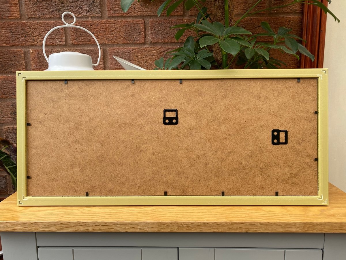 Rainbow Heart Picture Frame, Light Brown