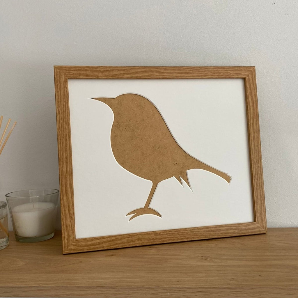 Robin Silhouette-Light Brown-Azana Photo Frames