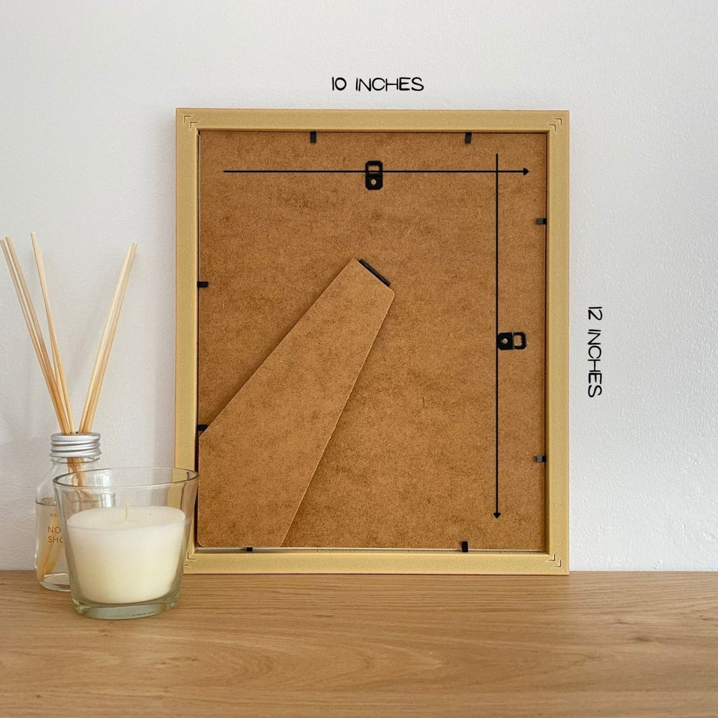 Stag Head Silhouette Picture Frame, Light Brown - Azana Photo Frames