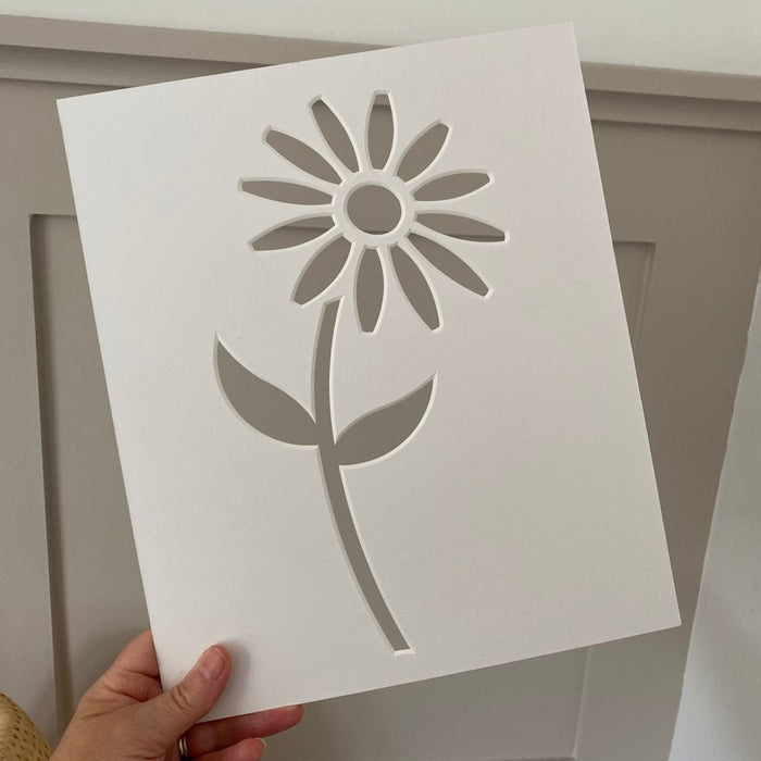 Stem Daisy Picture Mount, Silhouette