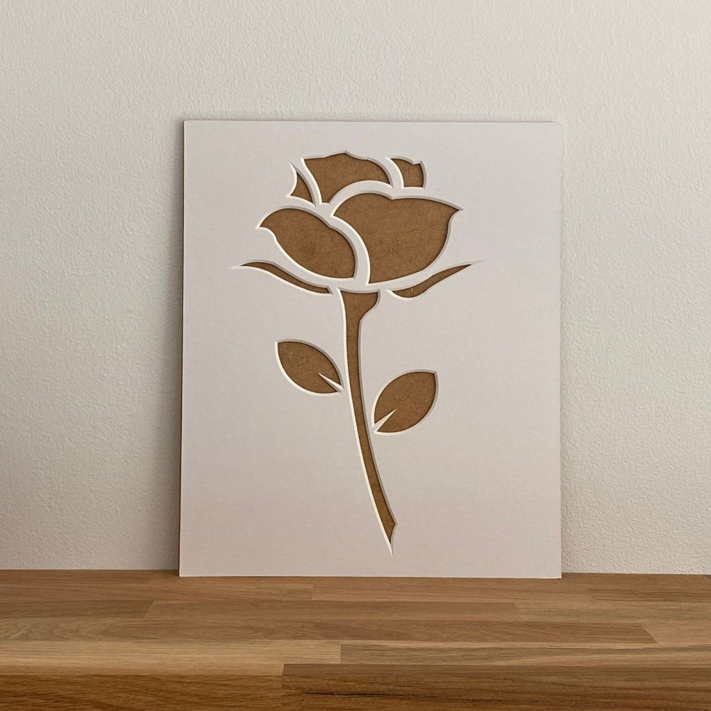 Stem Rose Picture Mount, Silhouette - Azana Photo Frames