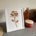 White Stem of Rose Silhouette - Azana Photo Frames